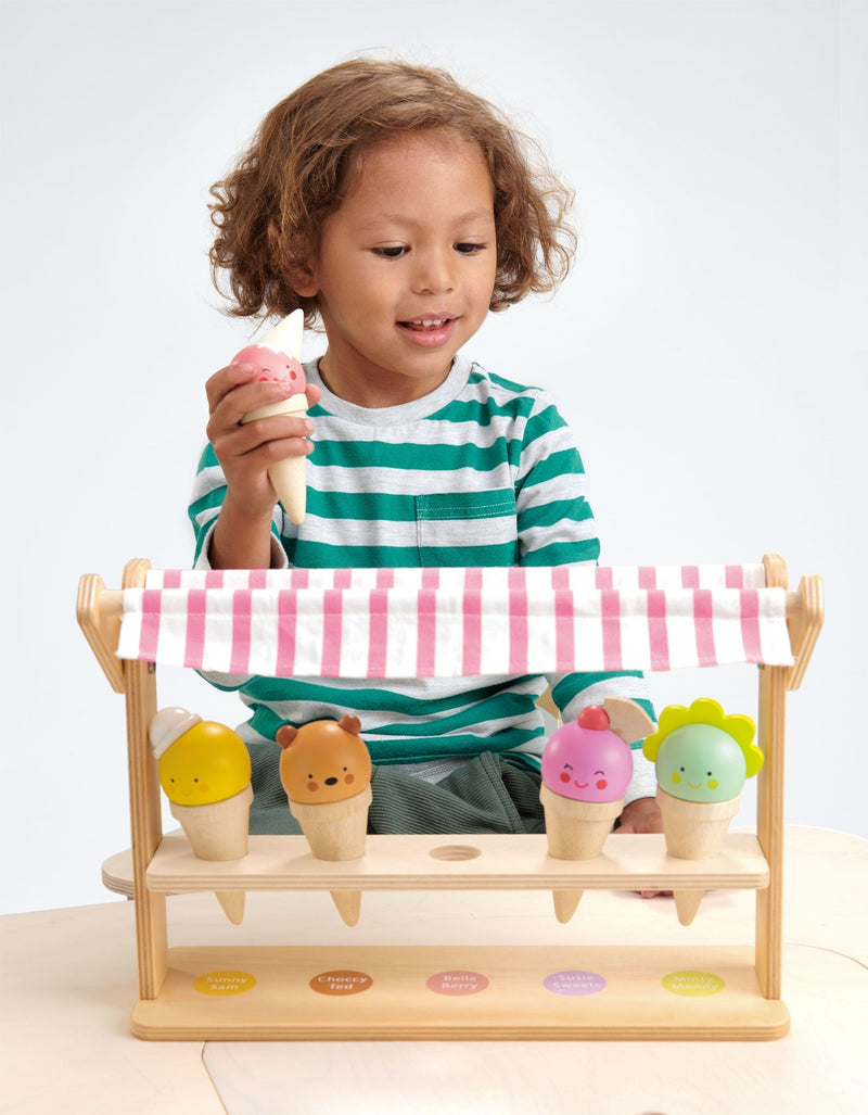 Tender Leaf pretend play kitchen set – ice cream play food