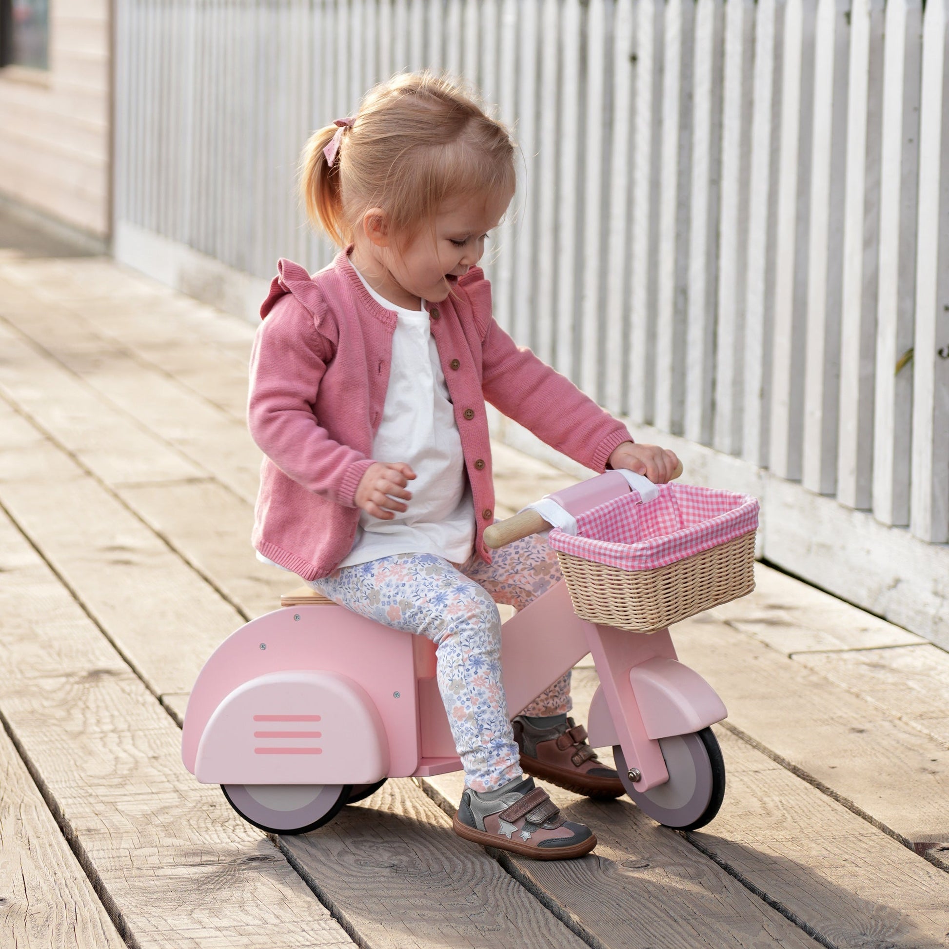Scooter with Basket - The Nurturing Nook