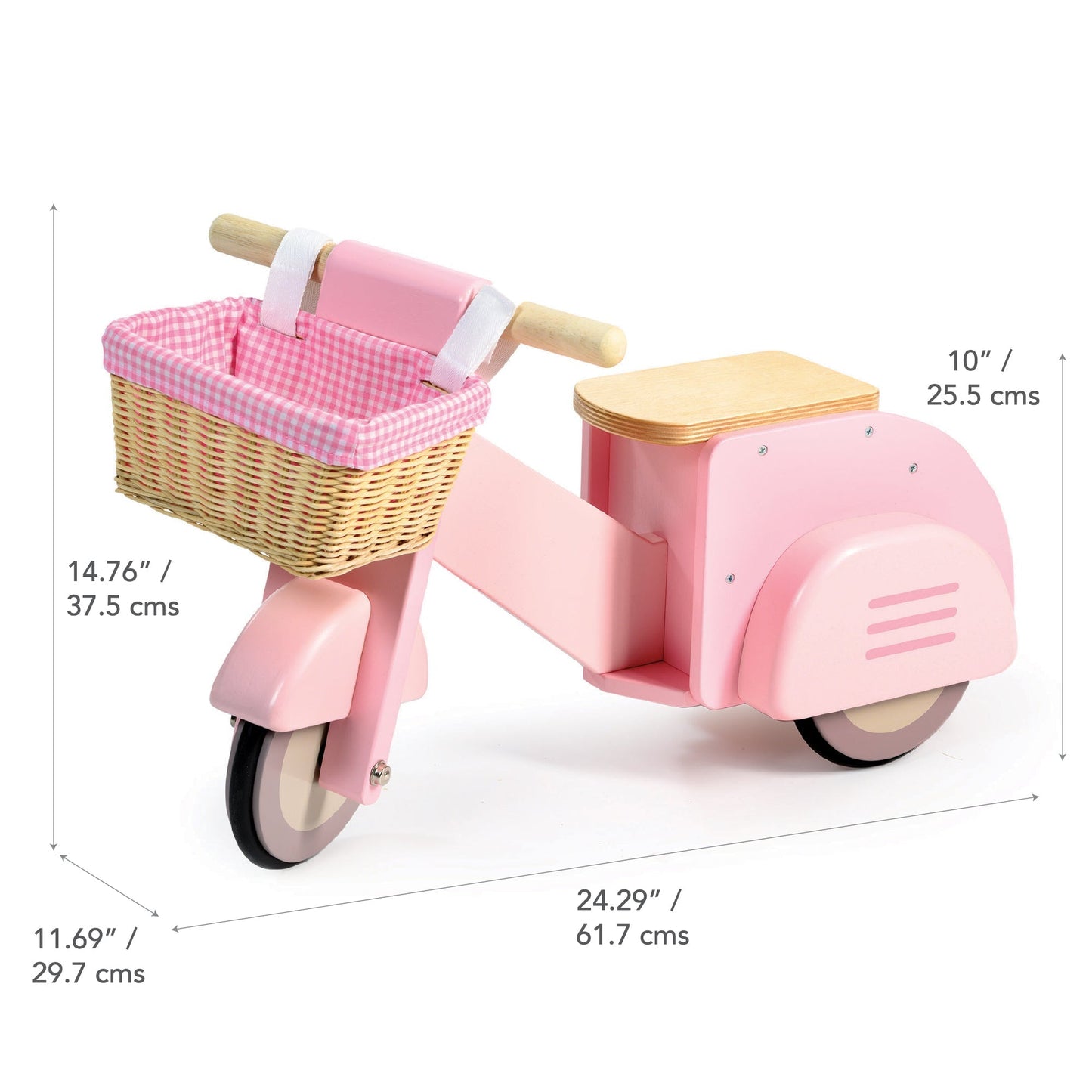 Scooter with Basket - The Nurturing Nook