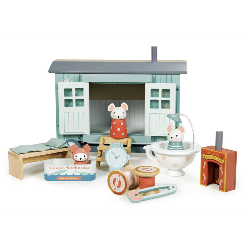 Tender Leaf secret meadow shepherd’s dollhouse with furniture