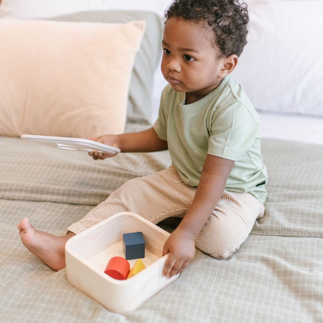 Shape & Sort It Out Bin - The Nurturing Nook