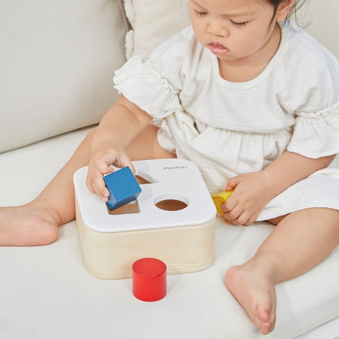 Shape & Sort It Out Bin - The Nurturing Nook