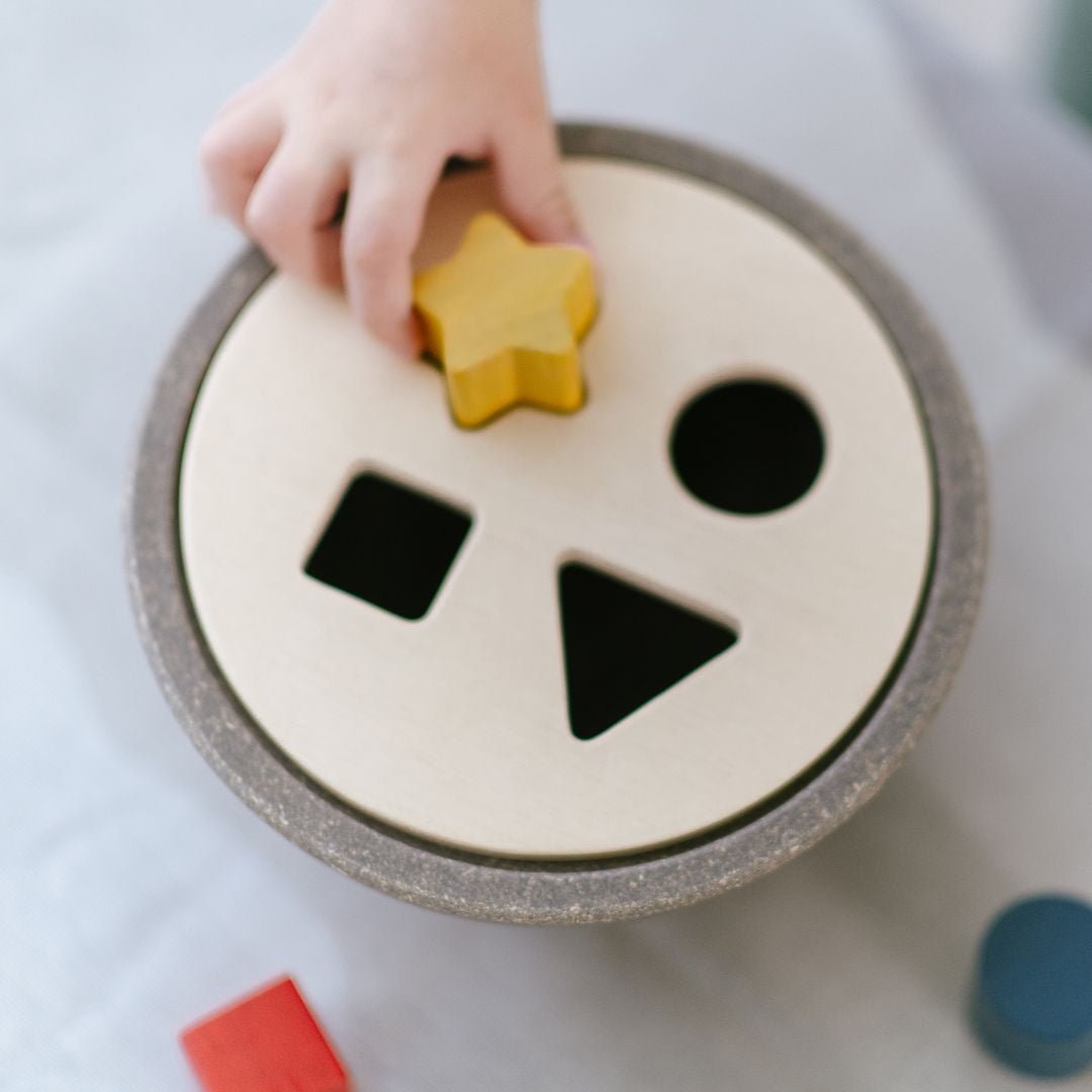 Shape Sorting Bowl - The Nurturing Nook