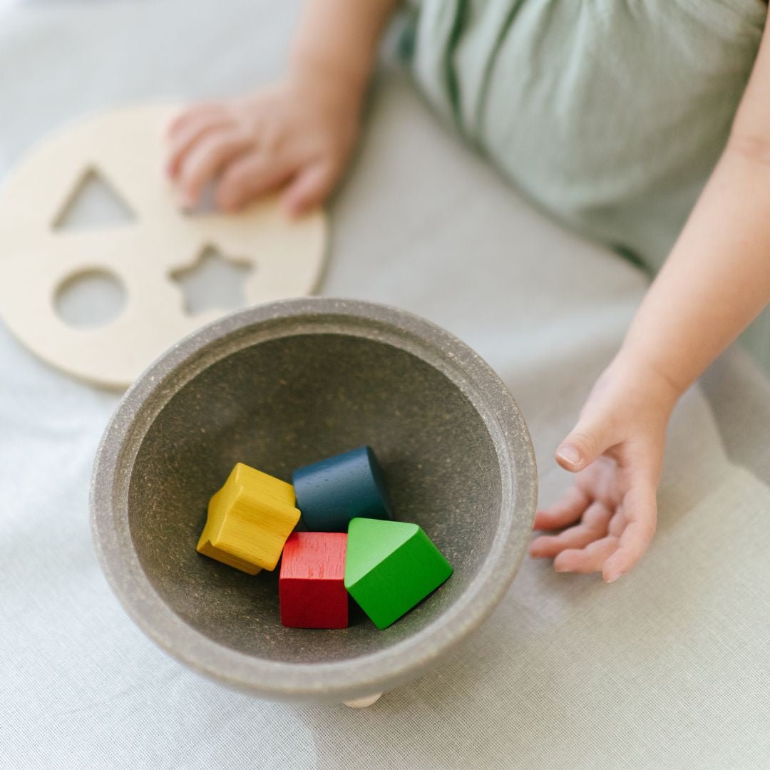 Shape Sorting Bowl - The Nurturing Nook