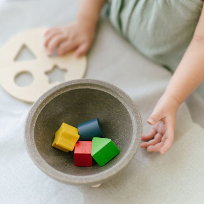 Shape Sorting Bowl - The Nurturing Nook