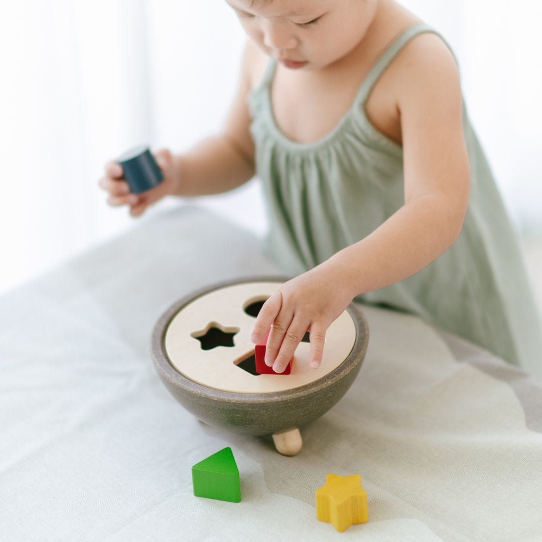 Shape Sorting Bowl - The Nurturing Nook