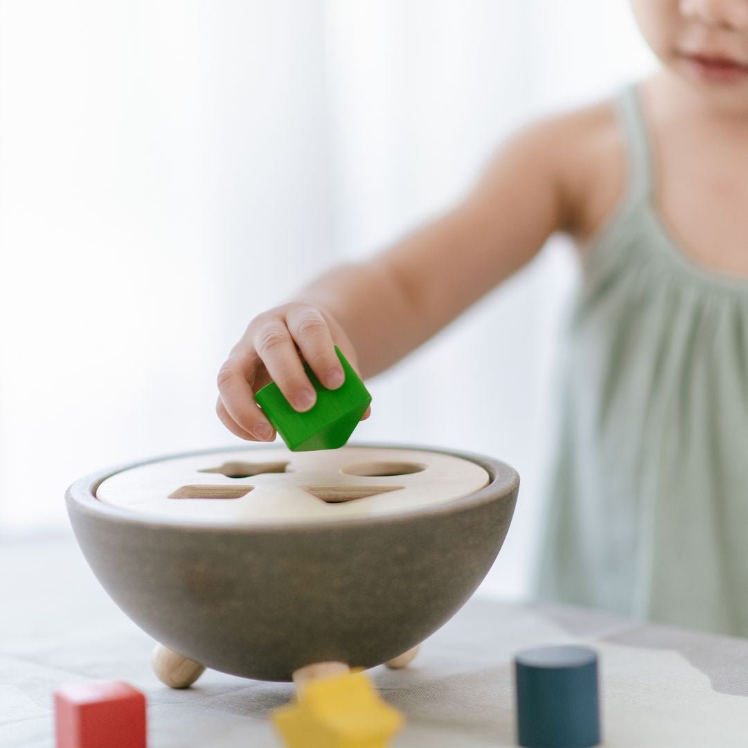 Shape Sorting Bowl - The Nurturing Nook