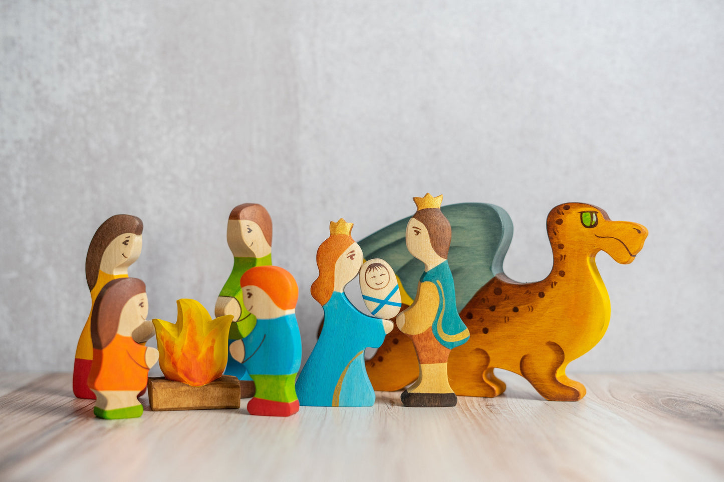 Waldorf Wooden Prince and Princess Figures