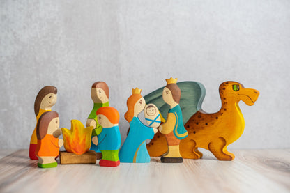 Waldorf Wooden Prince and Princess Figures