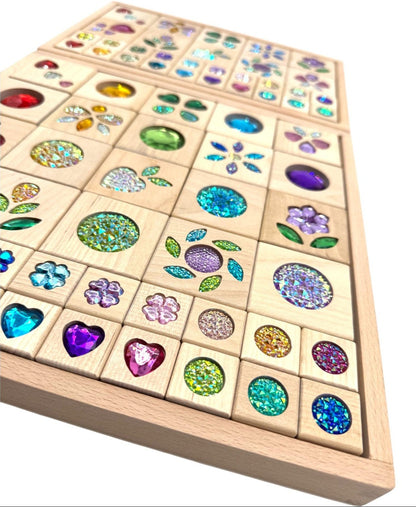 Sparkle Garden Gem Set – 30 - Piece Small & 40 - Piece Large Sets - The Nurturing Nook