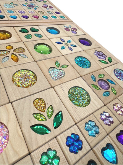 Sparkle Garden Gem Set – 30 - Piece Small & 40 - Piece Large Sets - The Nurturing Nook