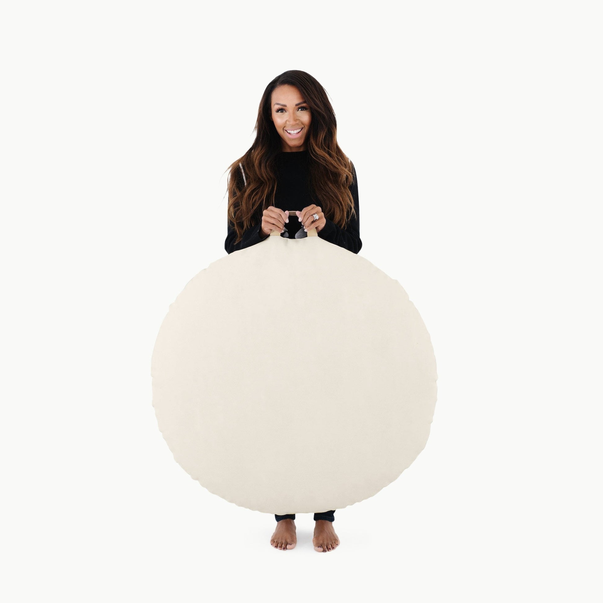 Square floor pouf – 36" - The Nurturing Nook
