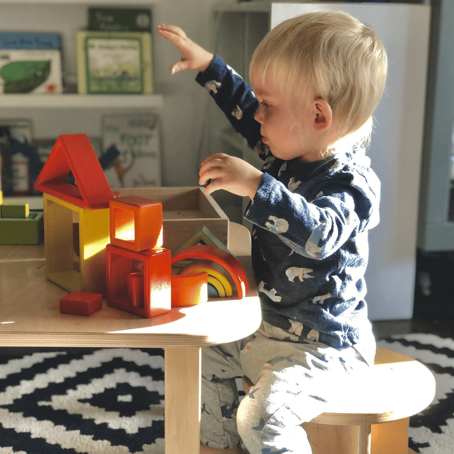 Square Table - The Nurturing Nook