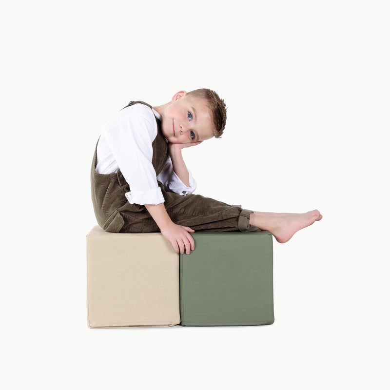 Stackable soft play cubes – set of 2