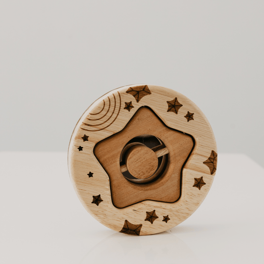Star Rattle & Baby Mirror + Photo Frame Set - The Nurturing Nook