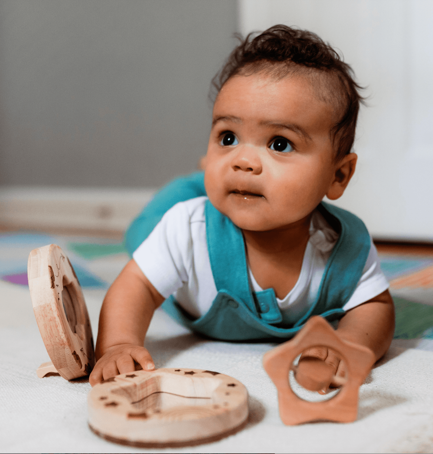 Star Rattle & Baby Mirror + Photo Frame Set - The Nurturing Nook