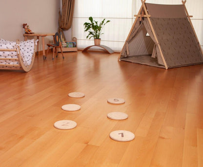 Stepping Balance Stones for Kids - The Nurturing Nook