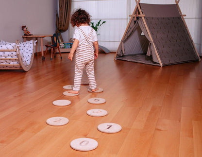 Stepping Balance Stones for Kids - The Nurturing Nook