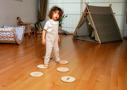 Stepping Balance Stones for Kids - The Nurturing Nook