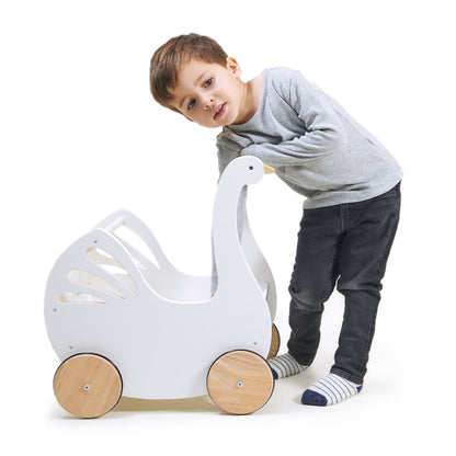 Sweet Swan Pram - The Nurturing Nook