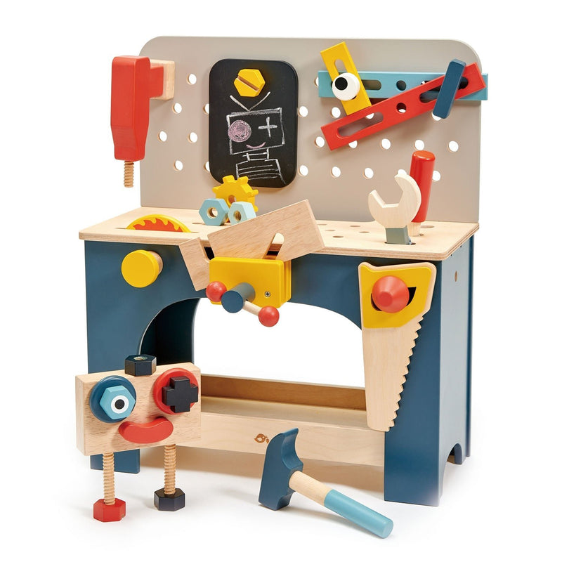 Tender Leaf Montessori wooden tool bench for toddlers