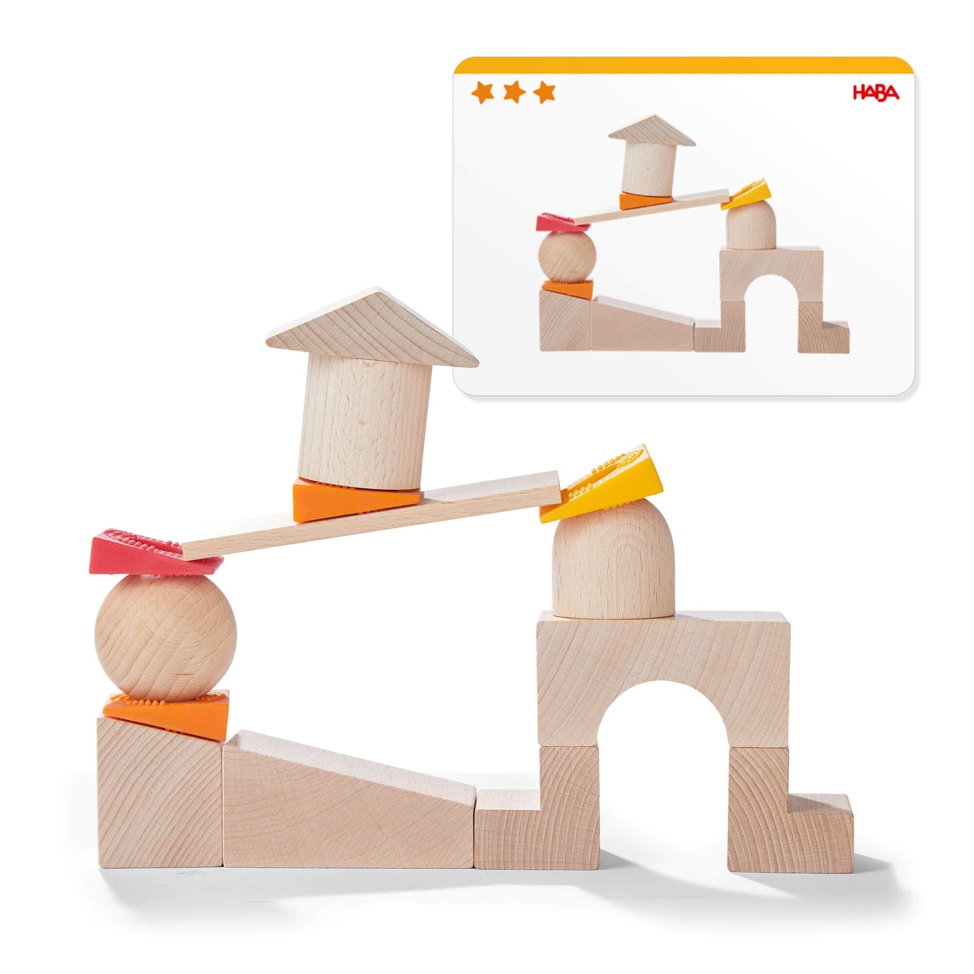 Teetering Towers Wooden Blocks - The Nurturing Nook