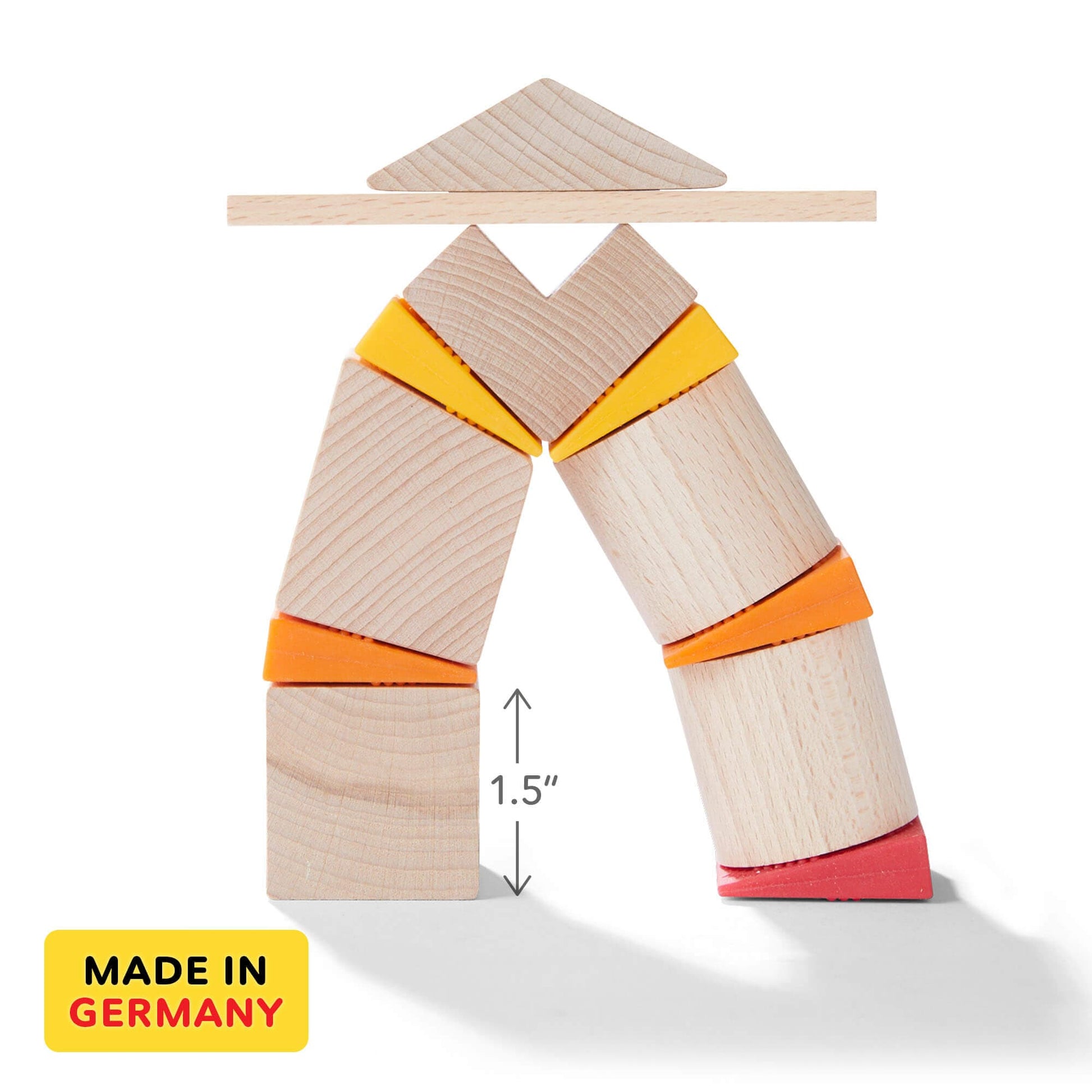 Teetering Towers Wooden Blocks - The Nurturing Nook
