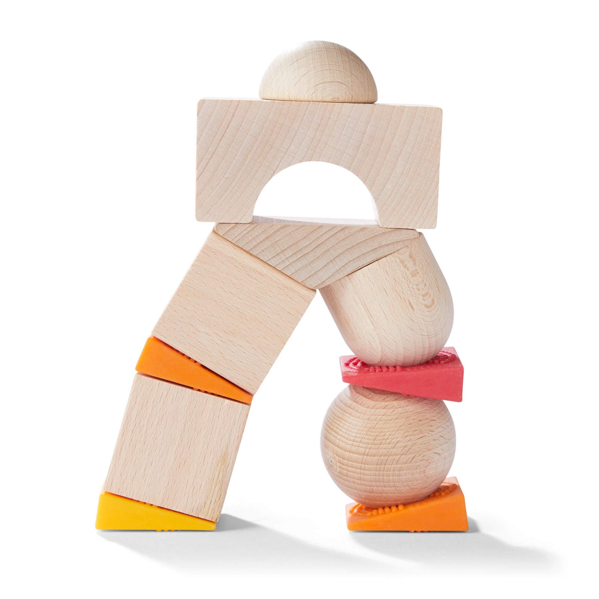 Teetering Towers Wooden Blocks - The Nurturing Nook