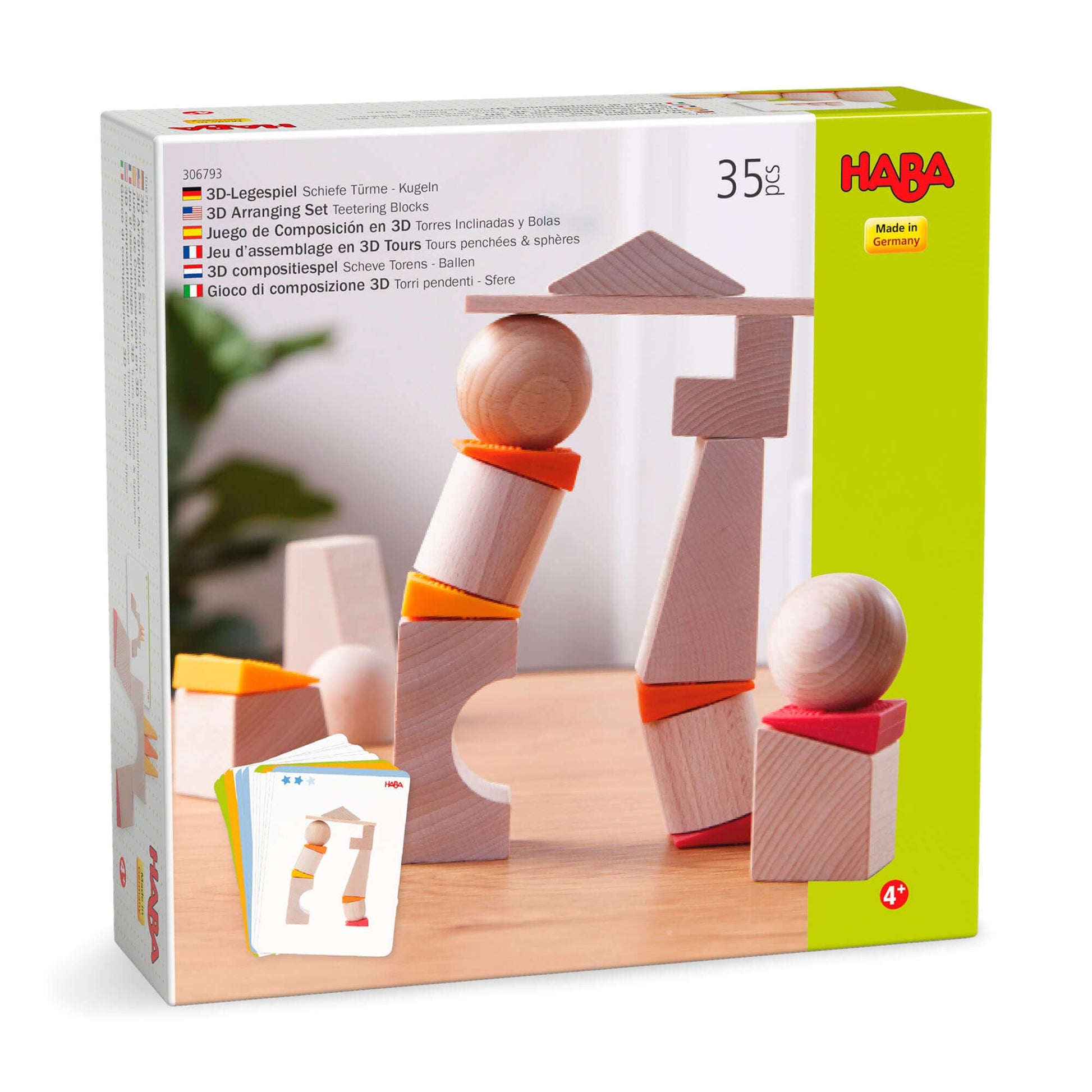 Teetering Towers Wooden Blocks - The Nurturing Nook