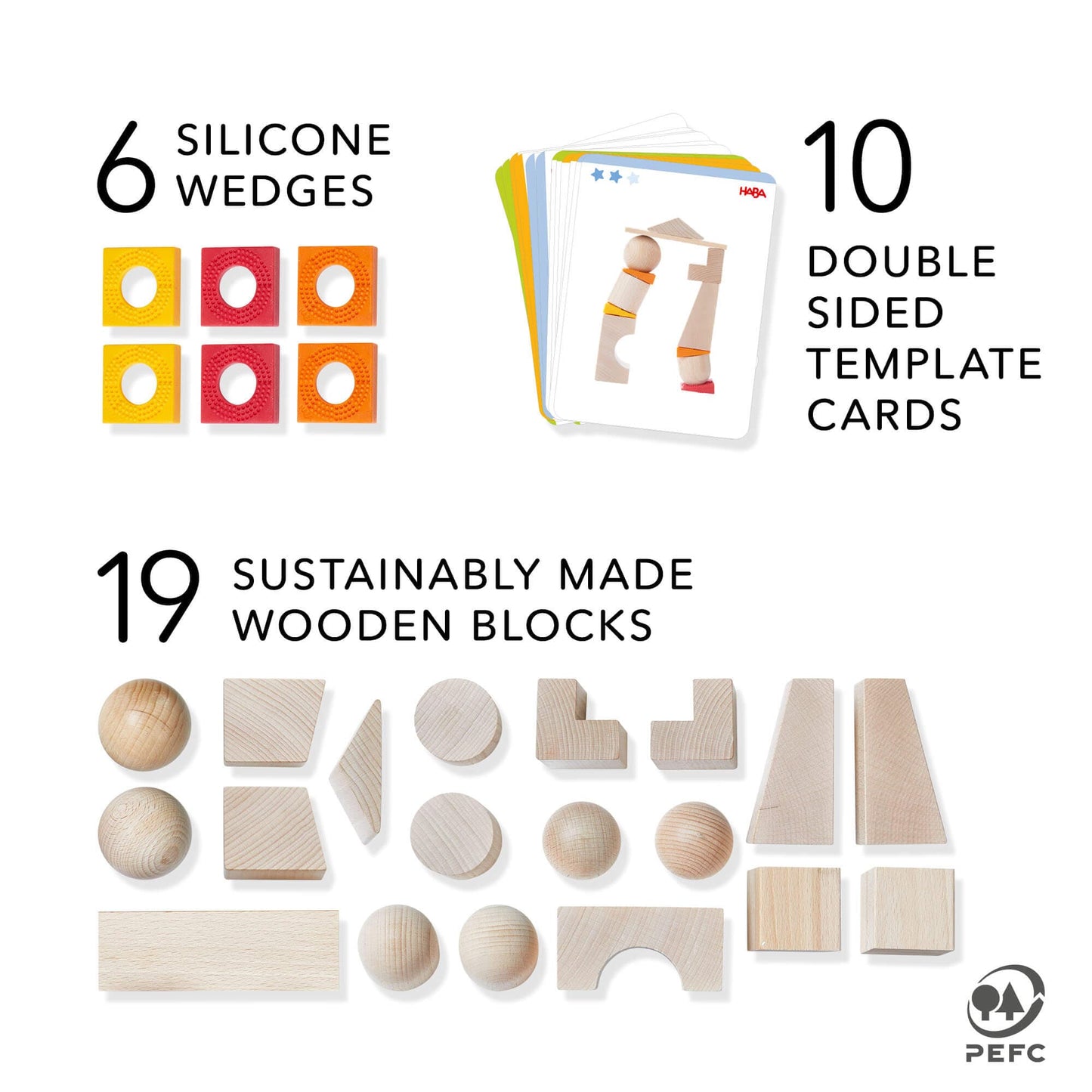 Teetering Towers Wooden Blocks - The Nurturing Nook