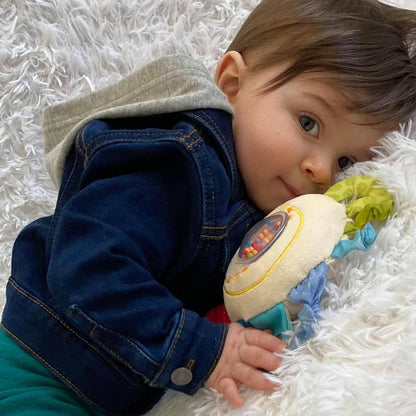 Teether Cuddly Rainbow Round Activity Toy - The Nurturing Nook