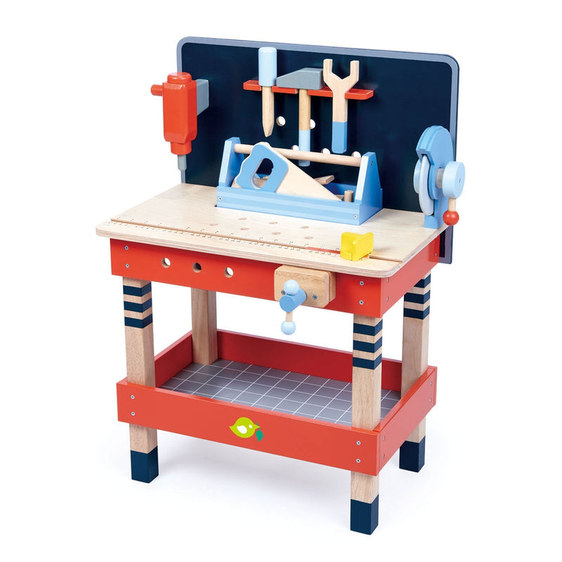 Tender Leaf pretend play wooden tool bench toy set for kids