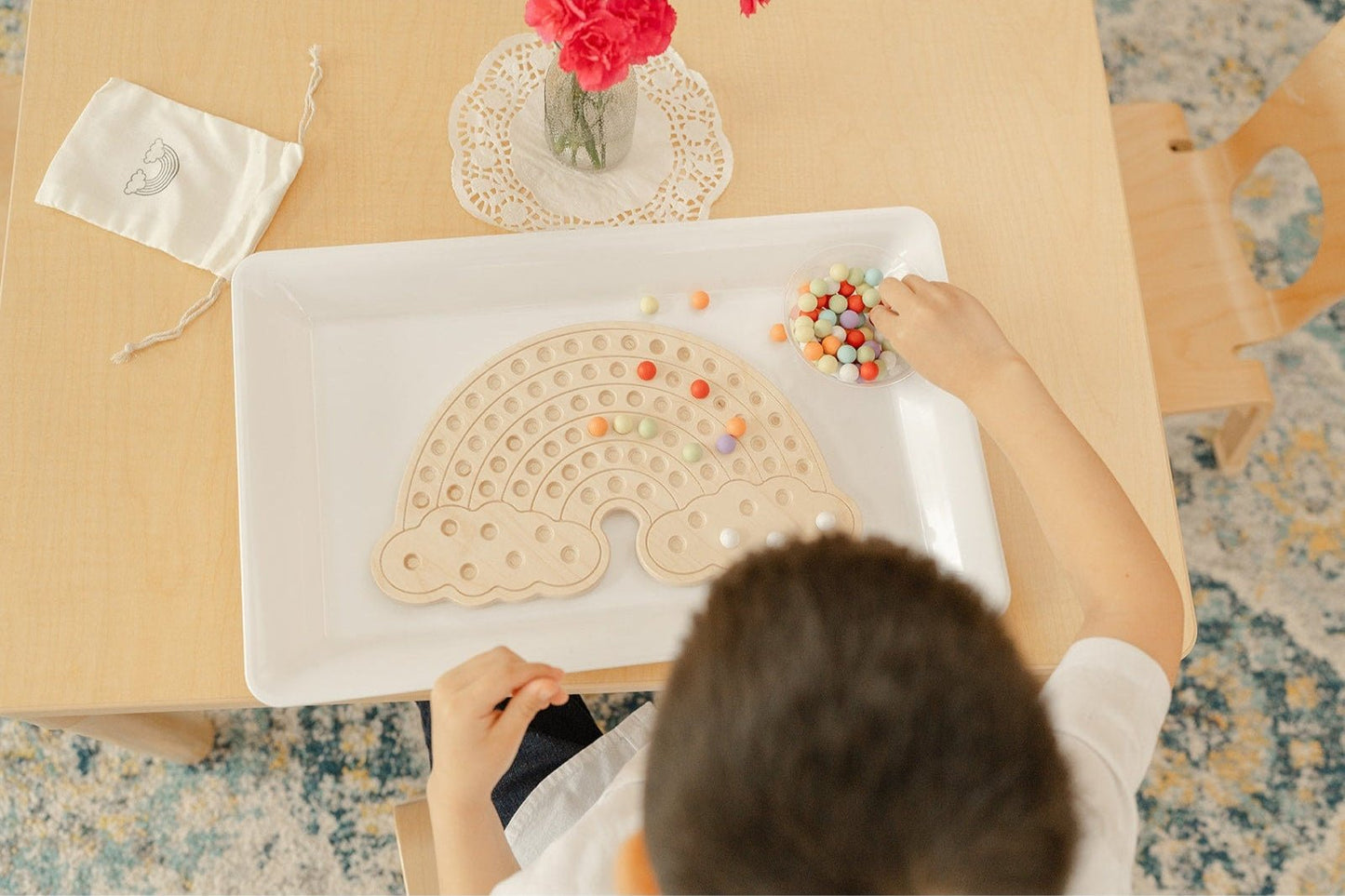 The Rainbow Activity Board - The Nurturing Nook