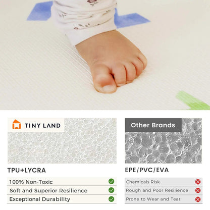 Tiny Land® Double - Sided Baby Playmat Smiley Quest - The Nurturing Nook