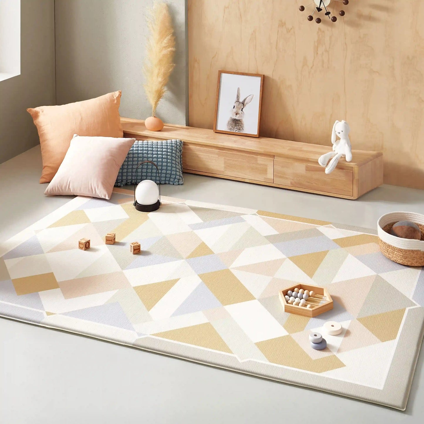 Tiny Land® Double - Sided Baby Playmat Urban Zoo Adventure - The Nurturing Nook