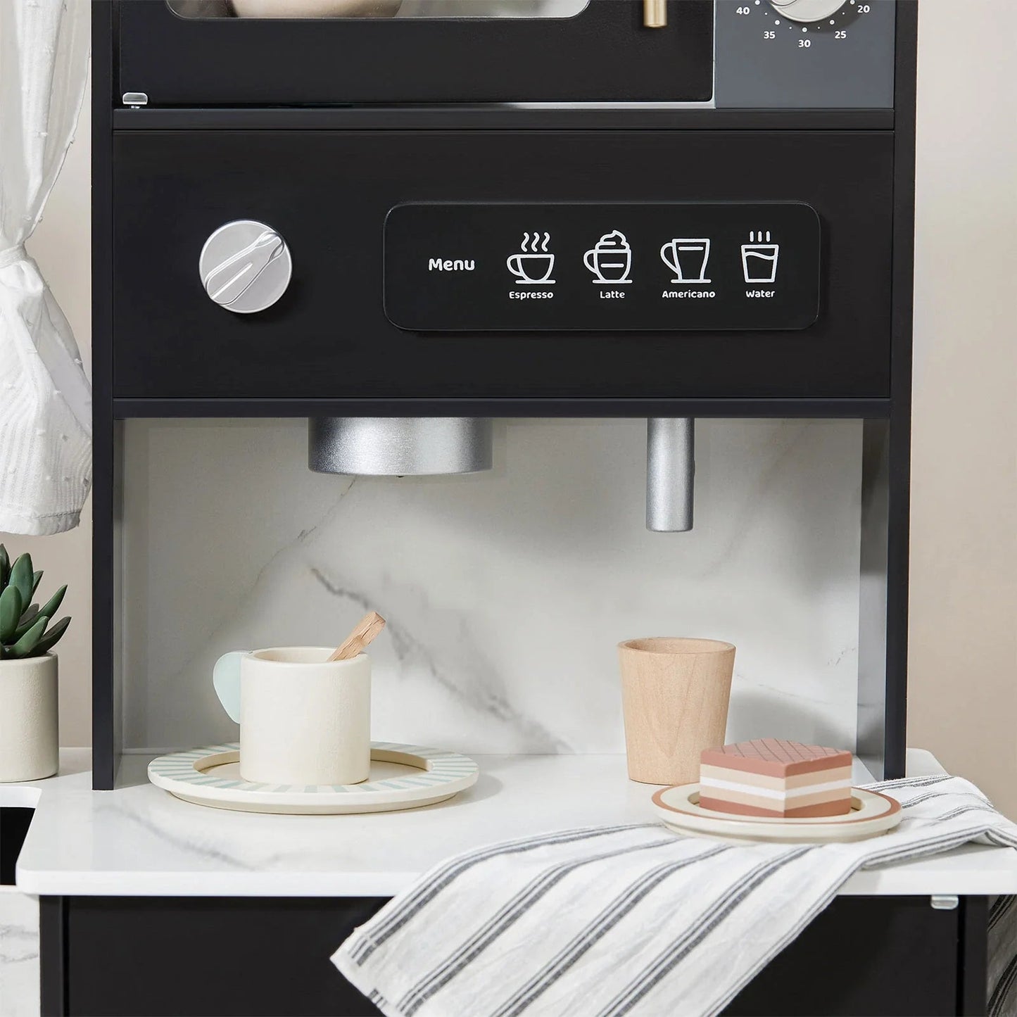 Tiny Land® Iconic Kitchen - Black - The Nurturing Nook
