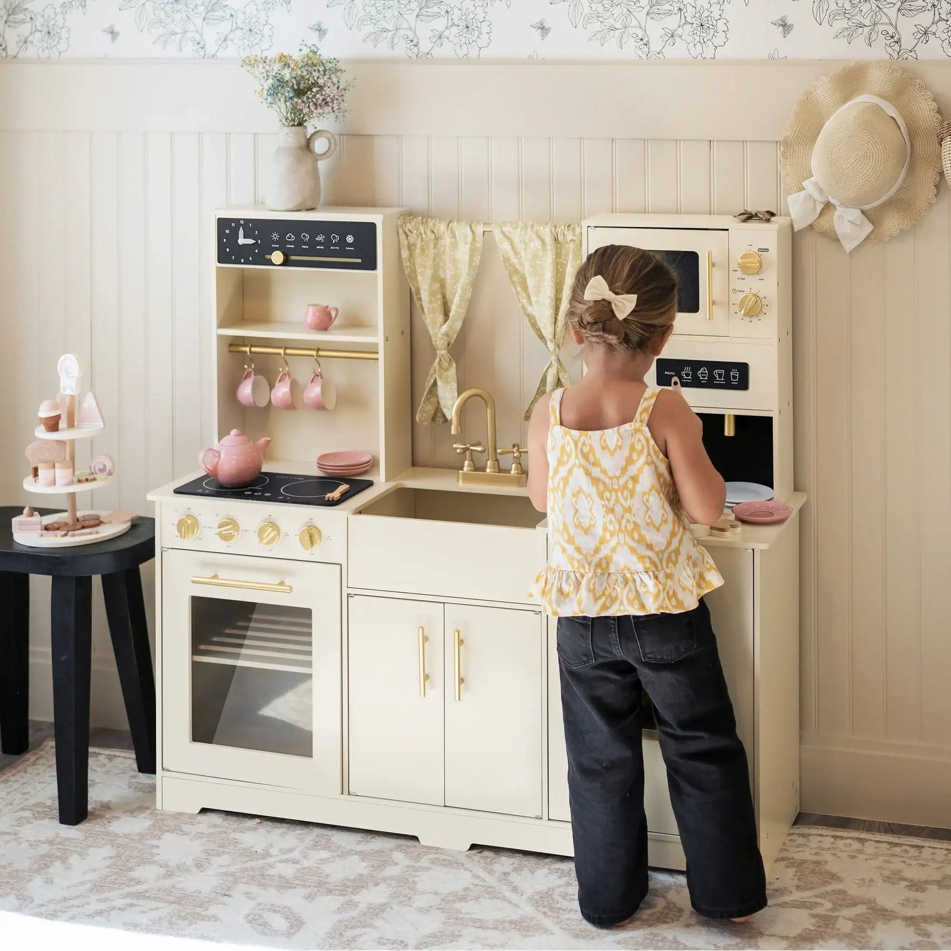 Tiny Land® iconic play kitchen – cream - The Nurturing Nook