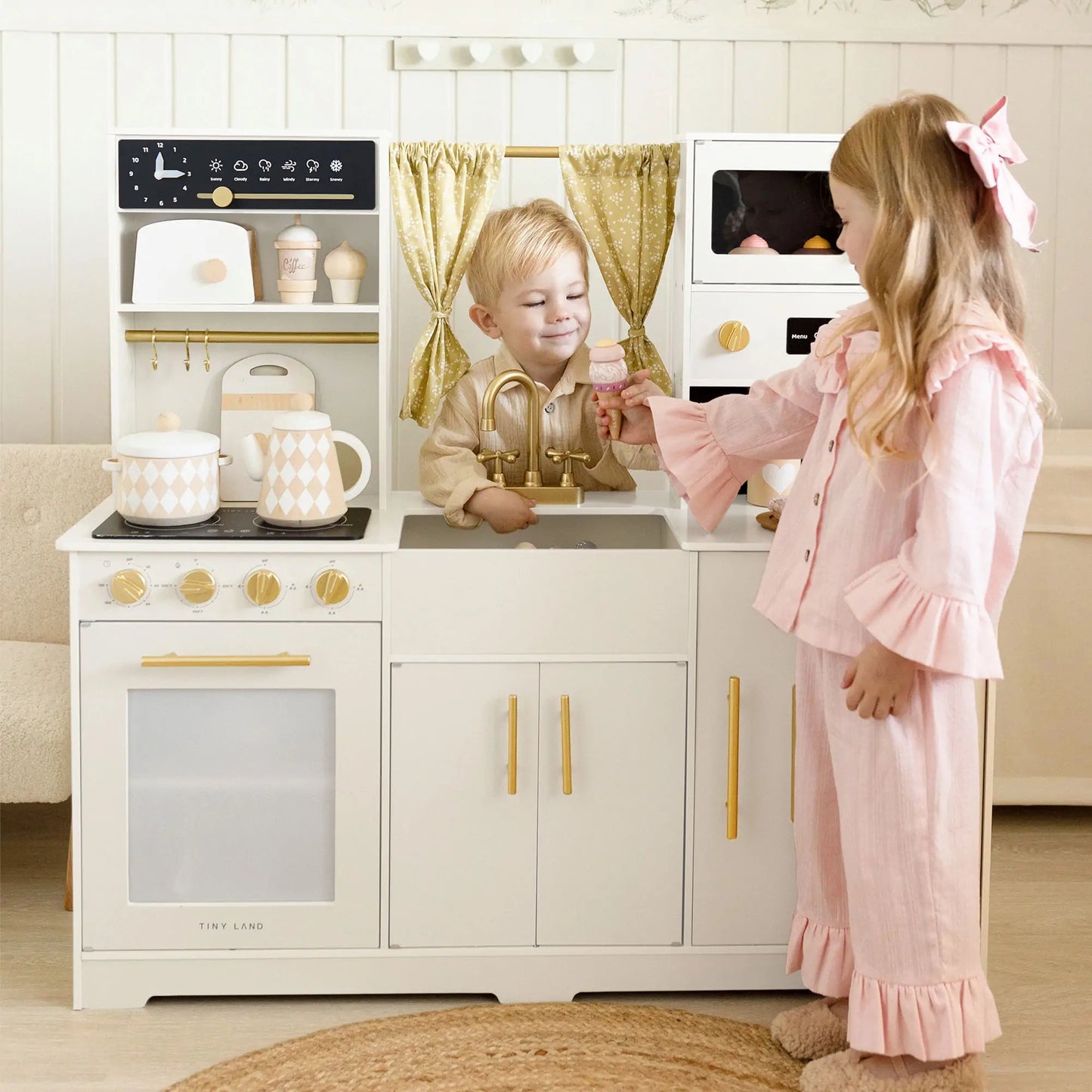 Tiny Land® iconic play kitchen – cream - The Nurturing Nook