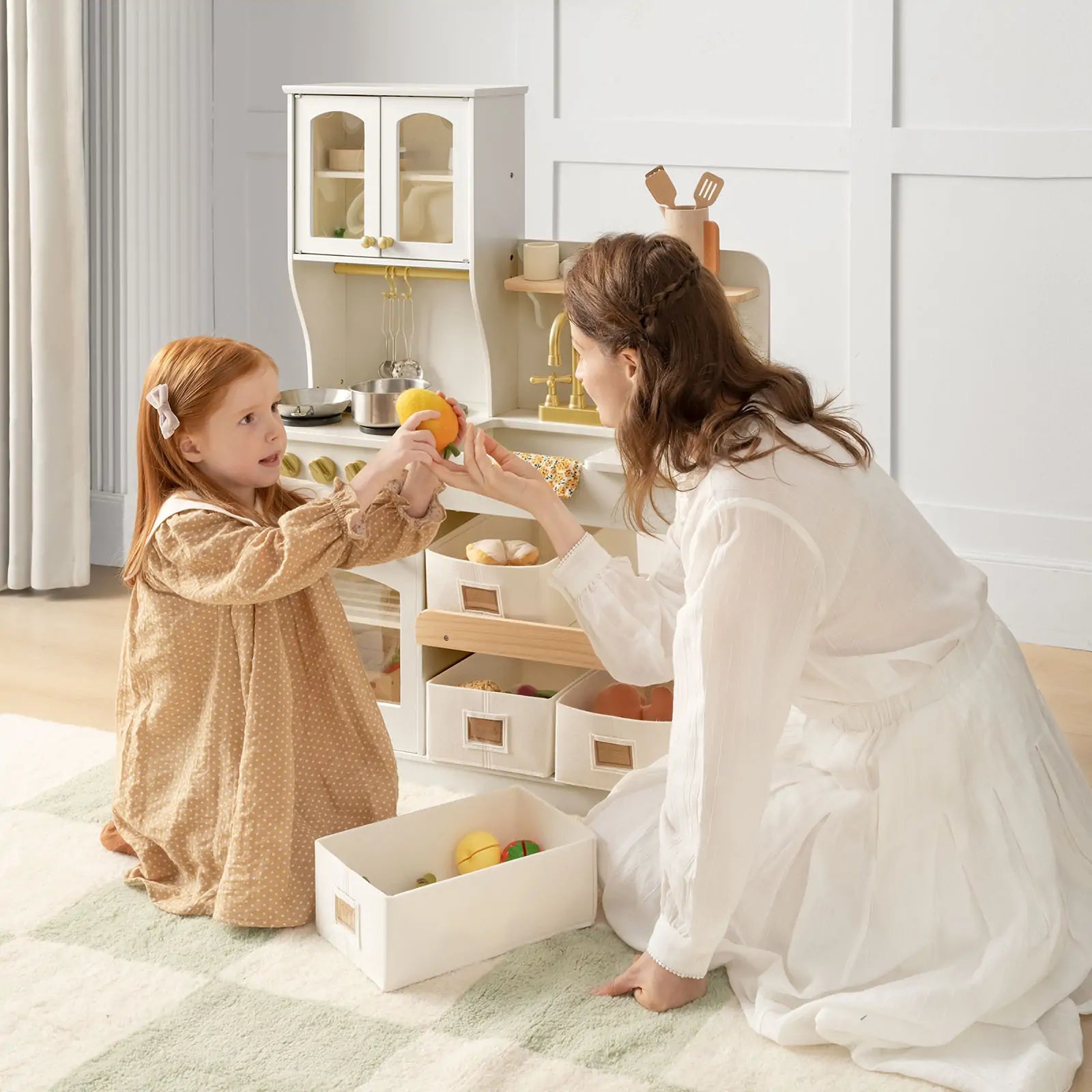 Tiny Land® Serenity Play Kitchen - Cream - The Nurturing Nook
