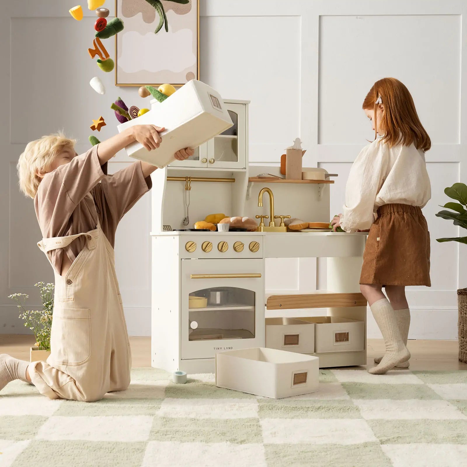Tiny Land® Serenity Play Kitchen - Cream - The Nurturing Nook