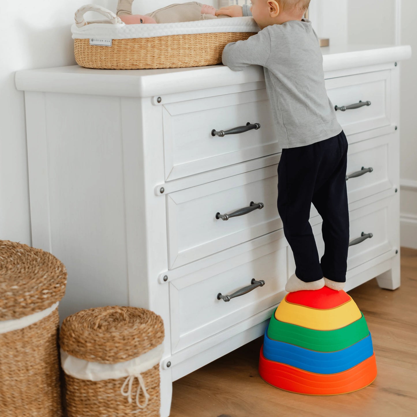 Tiny Land® Stepping Stones - Rainbow Color - The Nurturing Nook