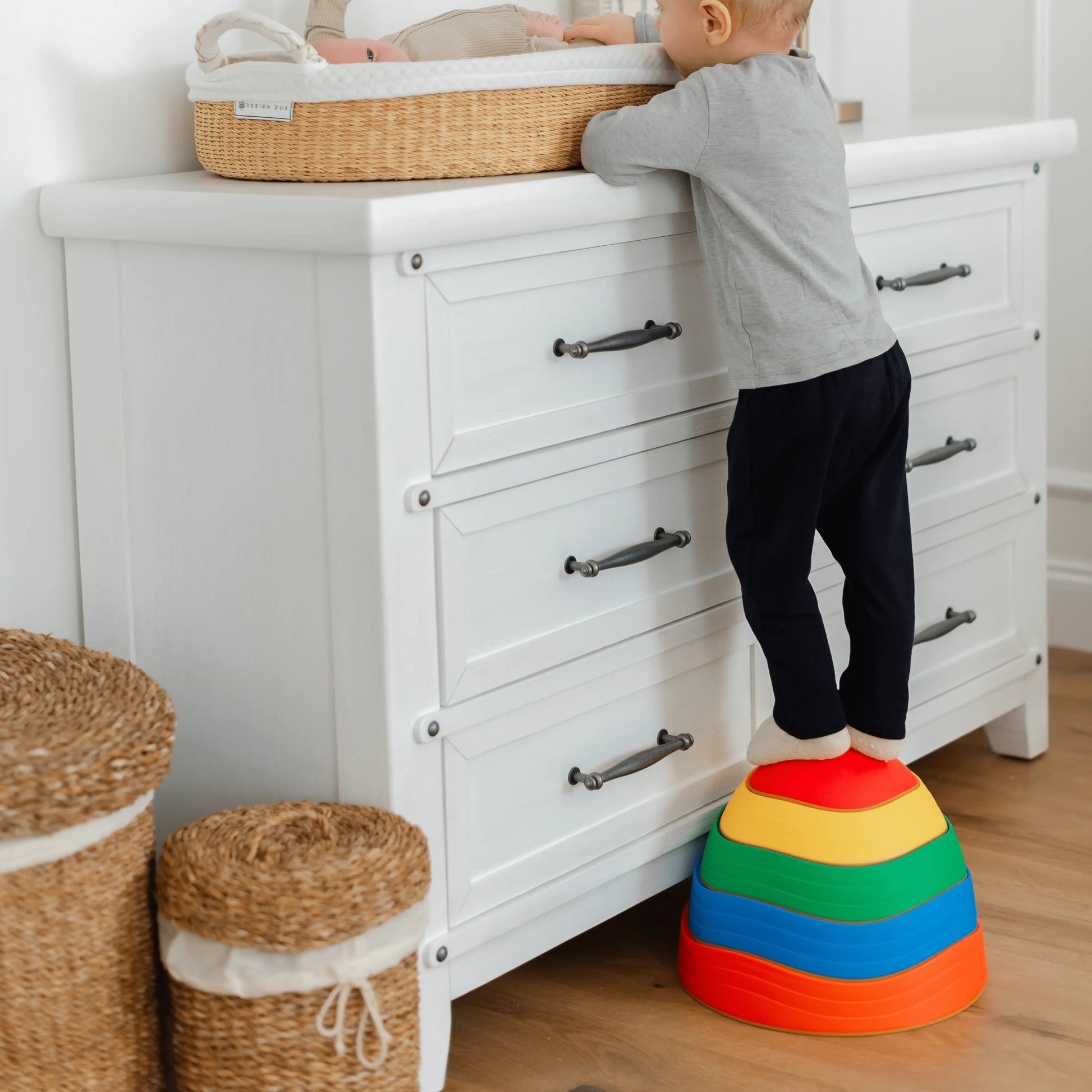 Tiny Land® Stepping Stones - Rainbow Color - The Nurturing Nook
