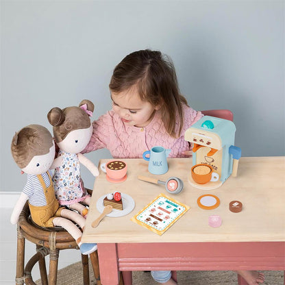 Tiny Land® Wooden Kids Play Coffee Maker Set - The Nurturing Nook