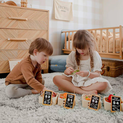 Tiny Land® Wooden Play Food For Kitchen with NO rack - The Nurturing Nook