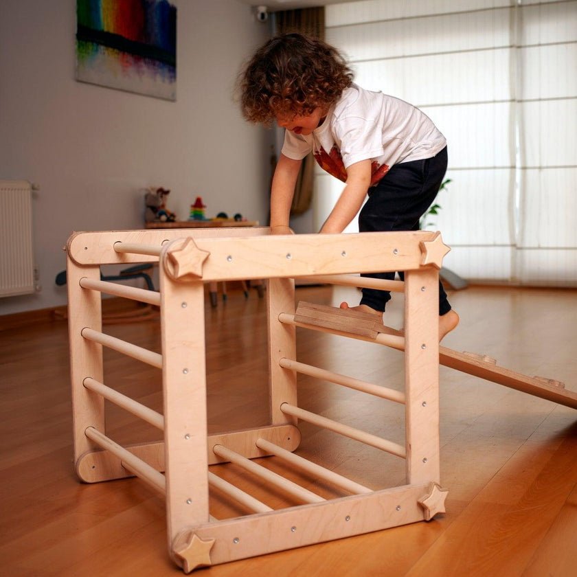 Transformable Climbing Triangle / Cube Set - The Nurturing Nook