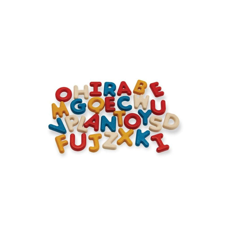 PlanToys upper case alphabet wooden puzzle letters