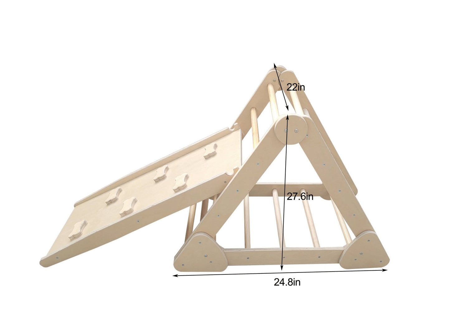 Vicus - Triangle Ladder with Ramp - The Nurturing Nook
