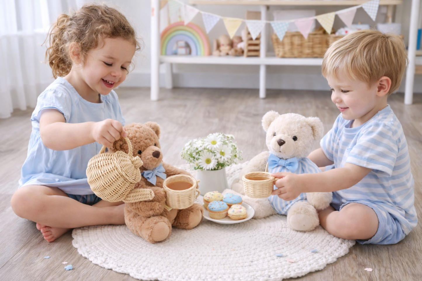 Wicker Tea Party Play Set