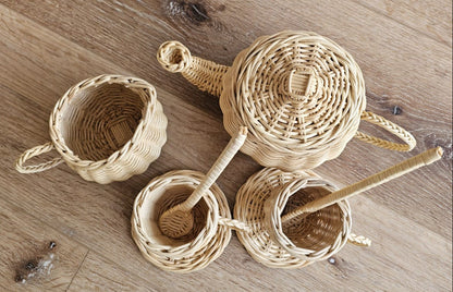Wicker Tea Party Play Set