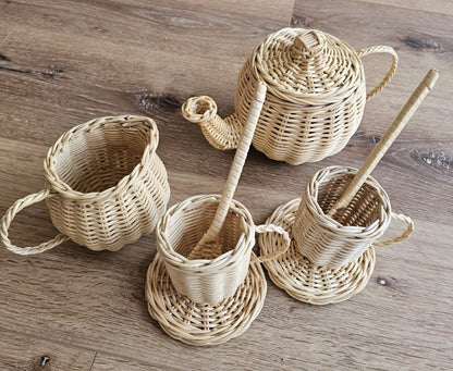 Wicker Tea Party Play Set
